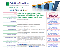 Tablet Screenshot of printingandmailing.co.uk
